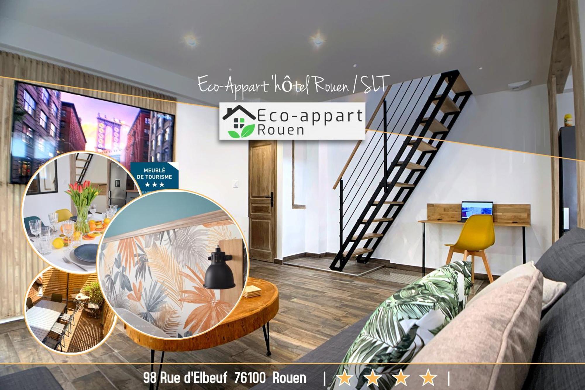 Eco-Appart'Hotel Rouen - Slt 外观 照片